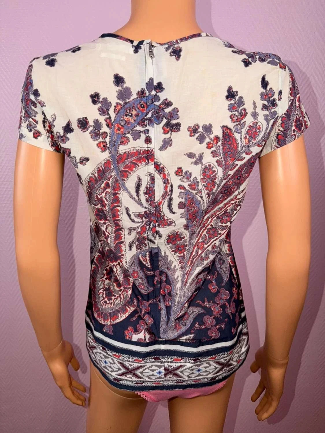 Blouse T-shirt, Isabelle marrant size 38 – photo 4